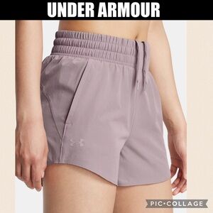 Under Armour Purple Athletic Shorts Lightweight Elastic Waist